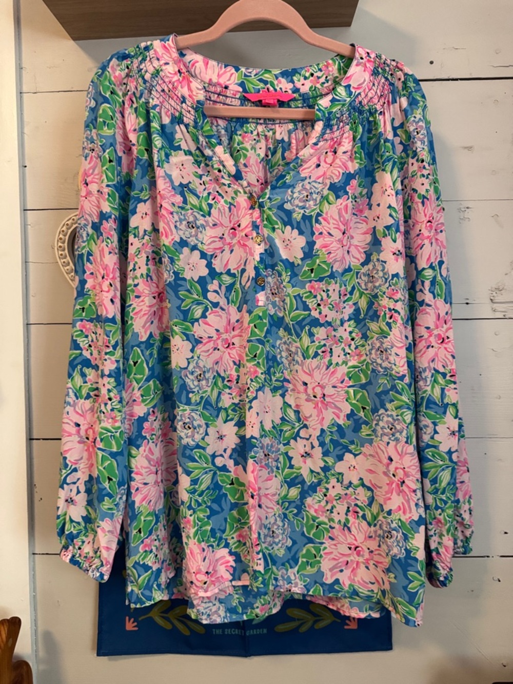 100% silk LILLY PULITZER Elsa Top
